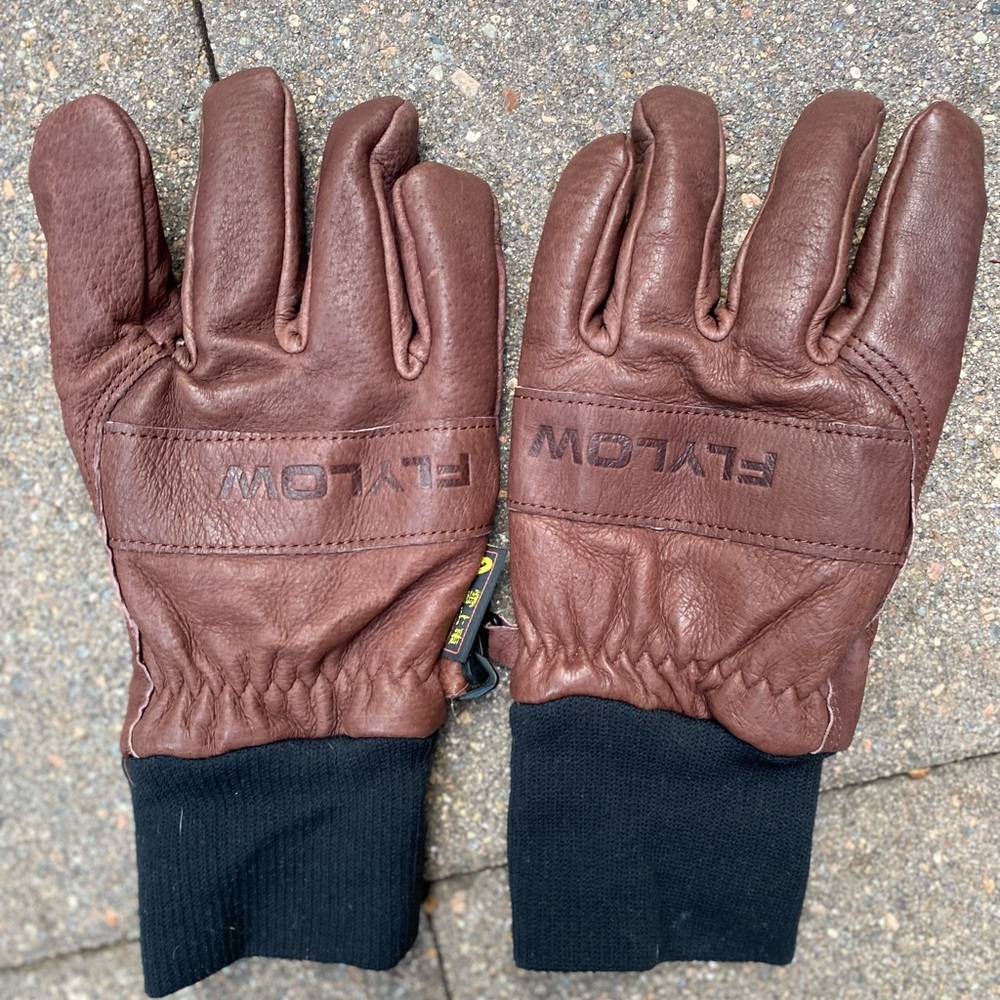 Flylow Ridge Glove Small in Brown